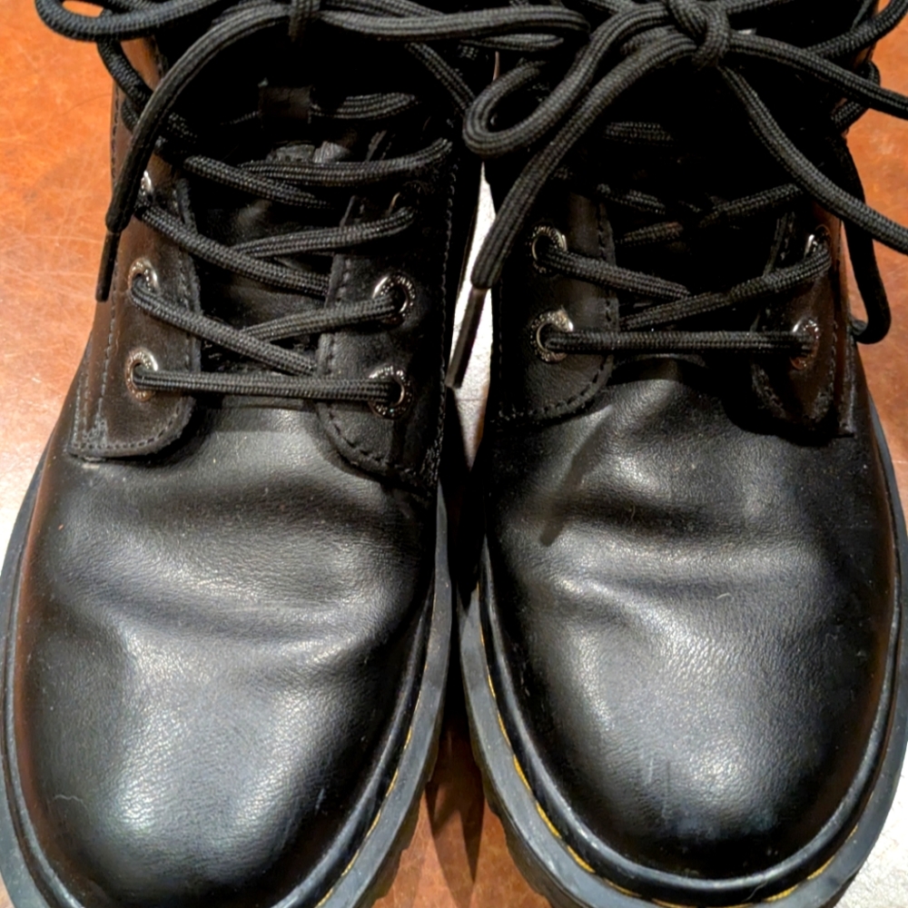 Dr. Martens Luana Black Boots Size 8
